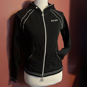 Women’s BCBG Maxazria black logo Hoodie Small